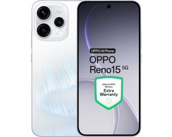OPPO Reno15 5G 8+512GB Aurora White - Extra Warranty