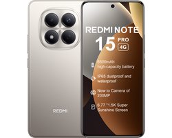 Redmi Note 15 Pro - 4G - 8GB/256GB - Titanium Zilver