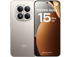 Redmi Note 15 Pro - 5G - 12GB/512GB - Titanium Zilver