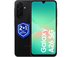 Samsung Galaxy A26 5G - 128GB - Black + 1 jaar extra garantie