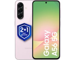 Samsung Galaxy A56 - 5G - 128GB - Awesome Pink + 1 jaar extra garantie