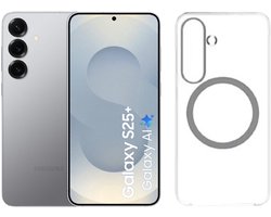 Samsung Galaxy S25 Plus 5G - 256GB - + Magnetic Case - Silver Shadow