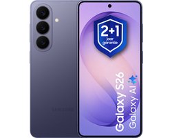 Samsung Galaxy S26 - 512GB - Cobalt Violet + 1 jaar extra garantie