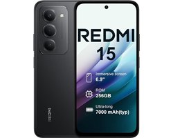 Xiaomi Redmi 15 - 4G - 8GB+256GB - Midnight Zwart