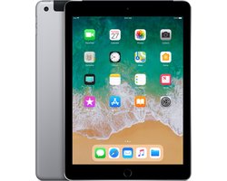 Apple iPad (2018) - 9.7 inch - WiFi + 4G - 128GB - Spacegrijs