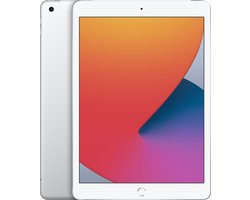 Apple iPad (2020) - 10.2 inch - WiFi + 4G - 128GB - Zilver