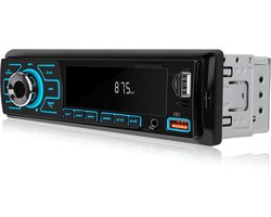 1-DIN Autoradio met Dubbele Bluetooth, FM, Verstelbare Verlichting en MP3/WAV Ondersteuning