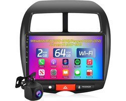 10.1 Inch Android Auto CarPlay Stereo voor Mitsubishi ASX Peugeot 4008 Citroën C4