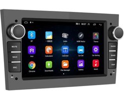[2 + 32G] Android 13 Auto Radio voor Opel Corsa d/Astra h/Zafira b/Meriva/Vivaro Radio, 7 inch grijs