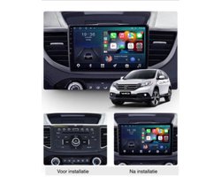 ADIVOX 10.1 inch geschikt voor Honda CR-V 2012-2016 Android 14 2GB/32GB Quad Lock CarPlay/Auto/Wifi/GPS/RDS/DSP/DAB+