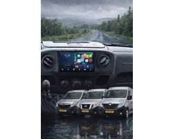 ADIVOX 10.1 inch T2 geschikt voor Renault Master/Opel Movano/Nissan NV400 Android 15 CarPlay/Auto/Wifi/RDS/DSP/5G/DAB+