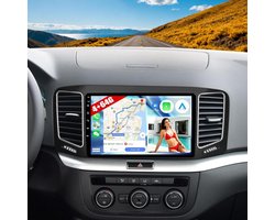 Android 13 Autoradio met Navigatie voor VW Sharan/Seat Alhambra (2012-2015) 9 Inch Touchscreen met Draadloze CarPlay
