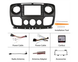 Android Autoradio – Dubbele Din Radio – Auto Multimedia Speler – Inbouw Navigatie Systeem – Dashboard Upgrade – 15 cm Touchscreen – Draadloze CarPlay & Android Auto – AHD Achteruitrijcamera & Stuurwielbediening