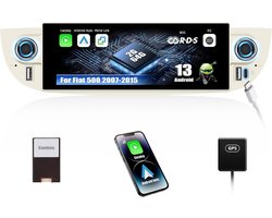 Android Autoradio Navigatie CarPlay voor Fiat 500 (2007-2015) met 6,86" Touchscreen, GPS en Bluetooth