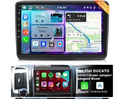 Android Radio 9 Inch voor Fiat DUCATO Bus Peugeot Boxer Citroen Jumper 6G+128G Carplay Android Auto