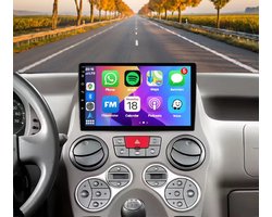 Autoradio 2/32 met Carplay en Android auto | Geschikt voor Fiat Panda 2003-2012 | Radio scherm met Navigatie | 2003 2004 2005 2006 2007 2008 2009 2010 2011 2012 | 169 | Met screencleaner