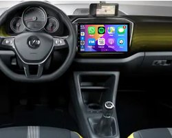 Autoradio 2/32 met Carplay en Android auto | Geschikt voor Vw Volkswagen Up, Seat Mii, Scoda Citigo 2017-2023 | Radio scherm met Navigatie | 2017 2018 2019 2020 2021 2022 2023 | Citi go up!