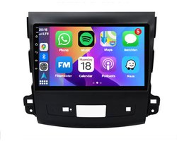 Autoradio 2/32GB met Carplay en Android auto | Geschikt voor Mitsubishi Outlander 2, Citroen C Crosser en Peugeot 4007 2004-2012 | Radio scherm met Navigatie | 2004 2005 2006 2007 2008 2009 2010 2011 2012