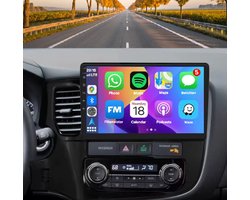 Autoradio 2/32GB met Carplay en Android auto | Geschikt voor Mitsubishi Outlander 2011-2019 | Radio scherm met Navigatie | 2011 2012 2013 2014 2015 2016 2017 2018 2019 | 3 PHEV