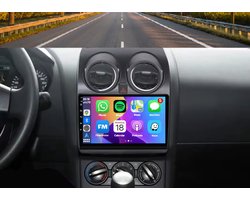 Autoradio 2/32GB met Carplay en Android auto | Geschikt voor Nissan Qashqai J10 2005-2013 | Radio scherm met Navigatie | 2005 2006 2007 2008 2009 2010 2011 2012 2013