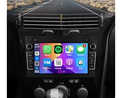 Autoradio 2/32GB met Carplay en Android auto | Geschikt voor Opel Astra H, Corsa D, Vectra C, Combo, Antara, Zafira, Meriva, Vivaro, Tigra 2001-2013 | Radio scherm met Navigatie | 2001 2002 2003 2004 2005 2006 2007 2008 2009 2010 2011 2012 | Zwart