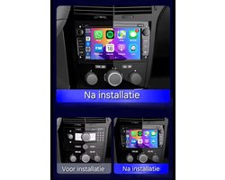 Autoradio 2/32GB met Carplay en Android auto | Geschikt voor Opel Astra H, Corsa D, Vectra C, Combo, Antara, Zafira, Meriva, Vivaro, Tigra 2001-2013 | Radio scherm met Navigatie | 2001 2002 2003 2004 2005 2006 2007 | Piano glans Zwart hoogglans