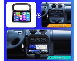 Autoradio 2/32GB met Carplay en Android auto | Geschikt voor Renault Twingo 1996-2006 | Radio scherm met Navigatie | 1996 1997 1998 1999 2000 2001 2002 2003 2004 2005 2006