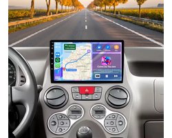 Autoradio 4/64 met Carplay en Android auto | Geschikt voor Fiat Panda 2003-2012 | Radio scherm met Navigatie | 2003 2004 2005 2006 2007 2008 2009 2010 2011 2012 | 169