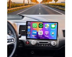 Autoradio 4/64 met Carplay en Android auto | Geschikt voor Honda Civic 2005-2012 | Radio scherm met Navigatie | 2005 2006 2007 2008 2009 2010 2011 2012