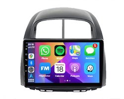 Autoradio 4/64GB met Carplay en Android auto | Geschikt voor Daihatsu Sirion 2, Boon, Toyota Passo, Subaru Justy, Perodua Proton Myvi 2004-2012 | Radio scherm met Navigatie | 2004 2005 2006 2007 2008 2009 2010 2011 2012