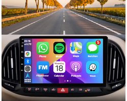 Autoradio 4/64GB met Carplay en Android auto | Geschikt voor Fiat Doblo 2014-2021 | Radio scherm met Navigatie| 2014 2015 2016 2017 2018 2019 2020 2021