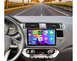 Autoradio 4/64GB met Carplay en Android auto | Geschikt voor Kia Rio 2010-2015 | Radio scherm met Navigatie | 2010 2011 2012 2013 2014 2015 | K3