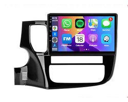 Autoradio 4/64GB met Carplay en Android auto | Geschikt voor Mitsubishi Outlander 2011-2019 | Radio scherm met Navigatie | 2011 2012 2013 2014 2015 2016 2017 2018 2019 | PHEV 3