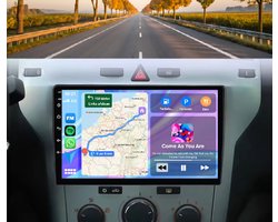 Autoradio 4/64GB met Carplay en Android Auto | Geschikt voor Opel Astra H & Opel Zafira B 2004-2014 | radio met navigatie | 2004 2005 2006 2007 2008 2009 2010 2011 2012 2013 2014