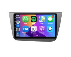 Autoradio 4/64GB met Carplay en Android auto | Geschikt voor Seat Altea en Toledo 2004-2015 | Radio scherm met Navigatie | 2004 2005 2006 2007 2008 2009 2010 2011 2012 2013 2014 2015 | XL