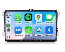 Autoradio 4/64GB met Carplay en Android Auto | Geschikt voor Seat Leon 2, Toledo, Altea, Altea XL, Alhambra 2004-2016 | radio met navigatie | 2004 2005 2006 2007 2008 2009 2010 2011 2012 2013 2014 2015 2016 | Rns mk5