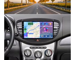 Autoradio 4/64GB met wireless Carplay en Android auto | Geschikt voor Hyundai I10 2006-2013 | Radio scherm met Navigatie | 2006 2007 2008 2009 2010 2011 2012 2013