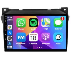 Autoradio 4/64GB met wireless Carplay en Android auto | Geschikt voor Suzuki Alto en Nissan Pixo 2009-2018 | Radio scherm met Navigatie | 2009 2010 2011 2012 2013 2014 2015 2016 2017 2018 | GF FZ