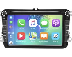 Autoradio 8 inch geschikt voor VW Polo/Golf/Seat/Skoda 2003-2015 Android 15 2G+64G CarPlay/Auto/WIFi/RDS/RDS/NAV