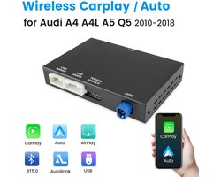 Autoradio Draadloze Carplay Android Auto-smartphone-spiegeling GPS SWC voor Audi MMI 3G RMC (2010-2018)