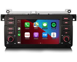 Autoradio geschikt voor BMW 3 serie M3 E46 Rover 75 MG ZT | 1999 t/m 2005 | Android 14 | Apple CarPlay & Android Auto | 4GB + 64GB | 8-Core processor | Cartronix | 2025 model | 1999 2000 2001 2002 2003 2004 2005 | Bluetooth & Wifi | Full Touch