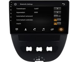 Autoradio geschikt voor Citroën C1 (2005-2014) - Met Apple CarPlay, Android Auto, Navigatie & Radio!