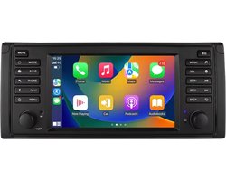 Autoradio met bluetooth - Carplay - Voor BMW 5 Series E39, X5 E53, M5 (1996-2003) - Geschikt voor Apple en Android - Stereo - Navigatie - Navigatiesysteem auto - 2GB 32GB