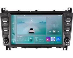 Autoradio met bluetooth - Carplay - Voor Mercedes-Benz C-Klasse W203 / W209 (C180 / C200 / CLK200) - Geschikt voor Apple en Android - Stereo - Navigatie - Navigatiesysteem auto - 1GB 32GB