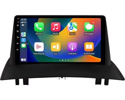 Autoradio met bluetooth - Carplay - Voor Renault Megane 2 (2002-2009) - Geschikt voor Apple en Android - Stereo - Navigatie - Navigatiesysteem auto - 2GB 32GB