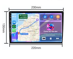 Autoradio universeel 4/64GB met Carplay en Android Auto 10'' | Geschikt voor div. auto's | radio met navigatie | 2din dubbeldin 2 dubbel din