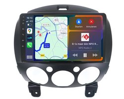 BG4U - Android navigatie radio geschikt voor Mazda 2 2007-2013 met Apple Carplay en Android Auto