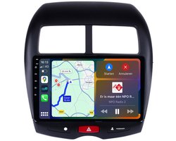 BG4U - Android navigatie radio geschikt voor Mitsubishi ASX 2010-2016 met Apple Carplay en Android Auto