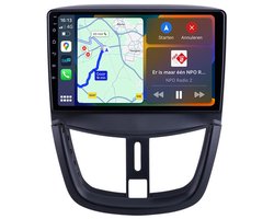 BG4U - Android navigatie radio geschikt voor Peugeot 207 met Apple Carplay en Android Auto