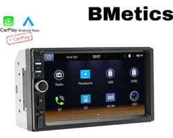 BMetics Autoradio - Geschikt voor Volkswagen & Ford - Apple Carplay & Android Auto (Draadloos) - Navigatiesysteem - 7 Inch HD scherm - Achteruitrijcamera & Externe Microfoon